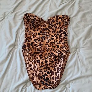 Lauren Ralph Lauren Leopard Print Swimsuit